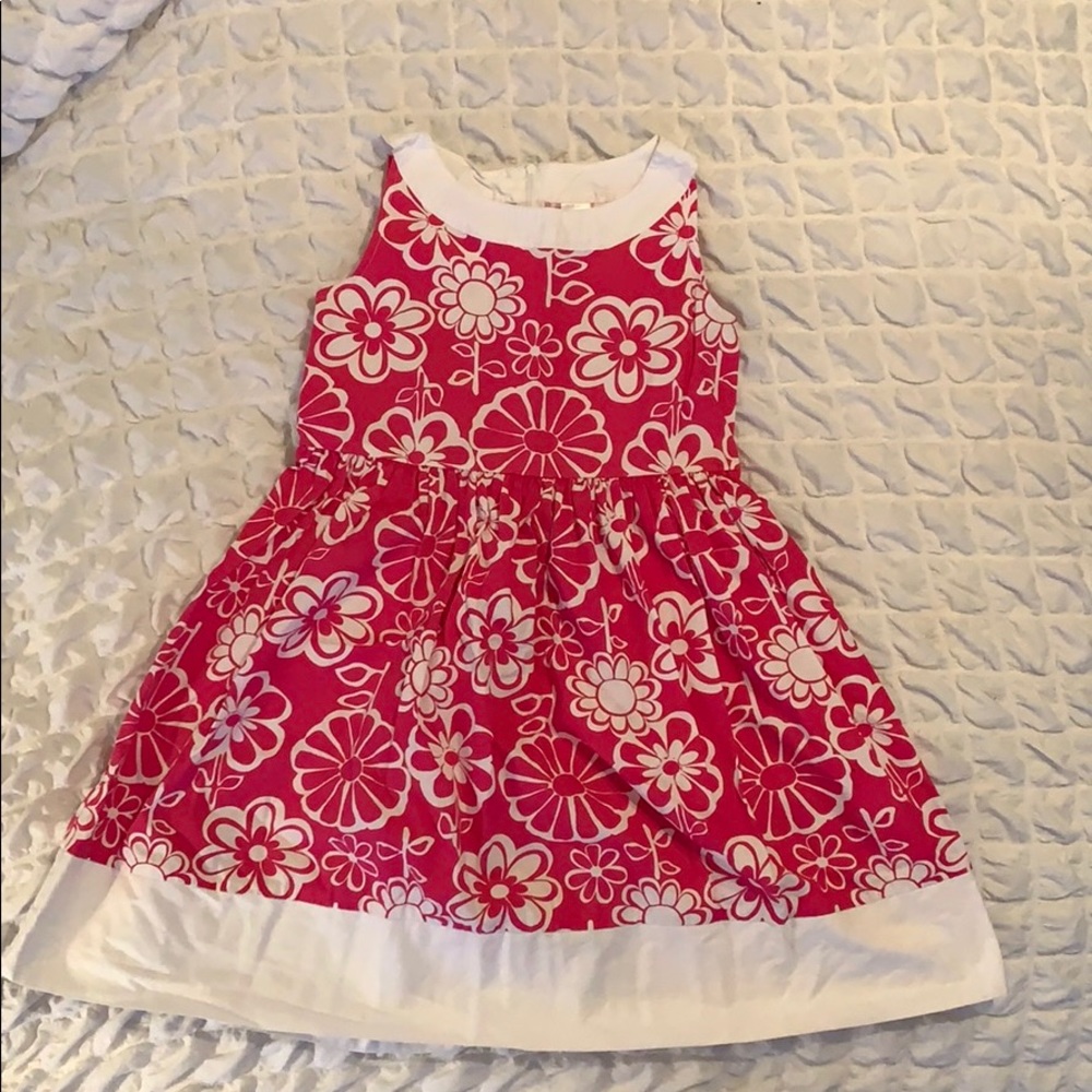 Gymboree Pink and White Floral Dress